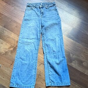 Tractr Denim Blue Flare Jeans- adjustable